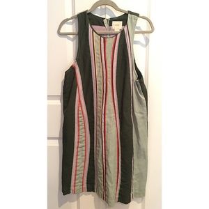 Anthropology (Maeve) - Colorful Denim Mini Dress